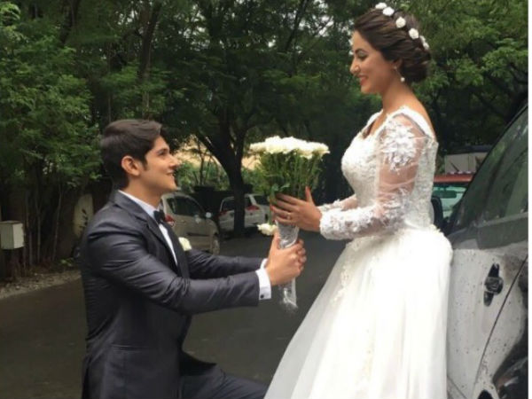 Rohan Mehra Supports Hina Rohan Mehra Supports Hina
