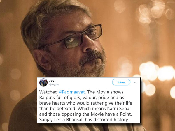 Joy‏ @Joydas: Karni Sena Have A Point