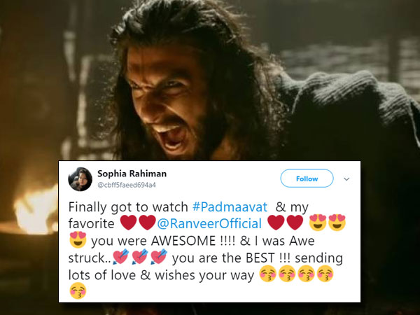 Sophia Rahiman: Ranveer Was Awesome