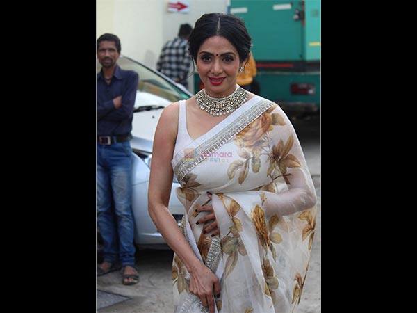 Sridevi Sat In Front Of Me