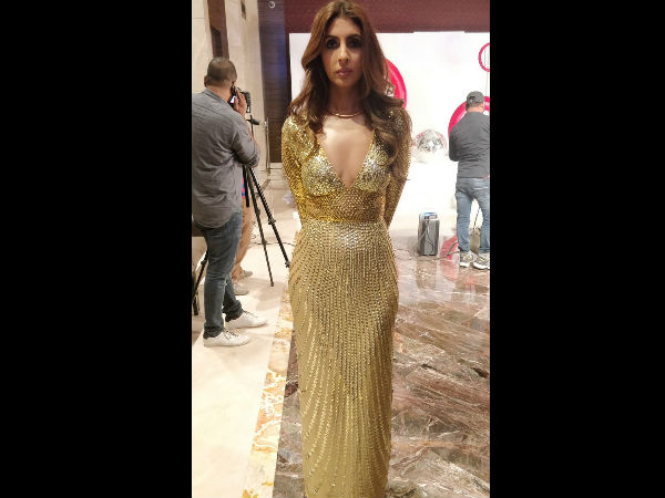 Shweta Bachchan Shimmers In Gold