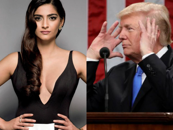 Sonam Lashes Out Against POTUS