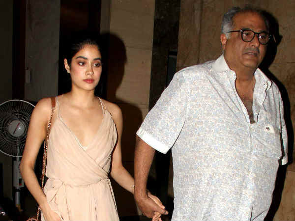 Papa Boney Kapoor Is Proud Of Janhvi