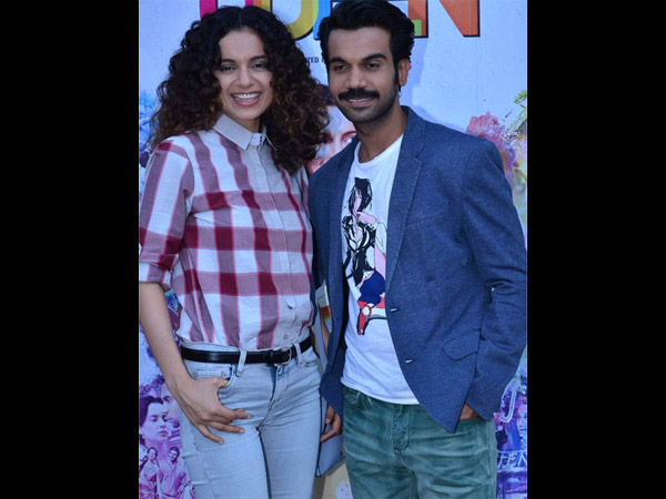 Kangana Doesn't Want Rajkummar To Steal Away Her Limelight Kangana Doesn't Want Rajkummar To Steal Away Her Limelight