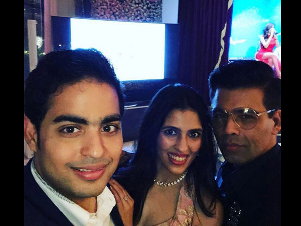 KJo With Shloka & Akash KJo With Shloka & Akash