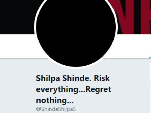Shilpa Edits Her Name On Twitter