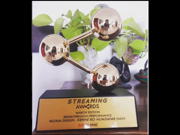 Mona Singh Bags An Award
