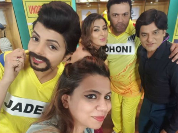 Preeti With Her Team