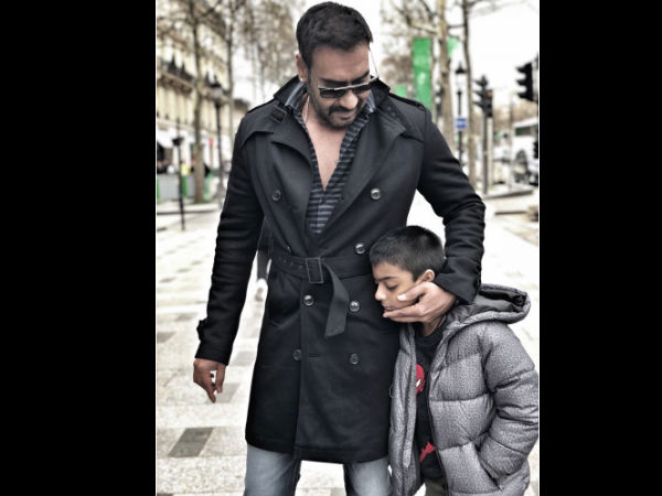 Ajay Is Seen Smoking Next To Yug