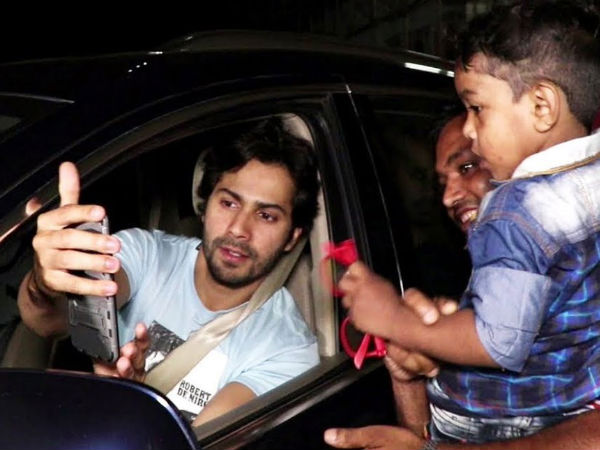 Varun's Sweet Gesture For A Fan Varun's Sweet Gesture For A Fan