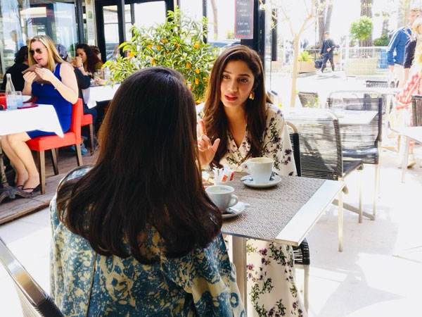 Mahira With Anupama Chopra