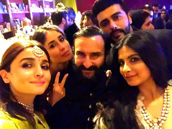 Arjun & Alia With The 'Nawabs'