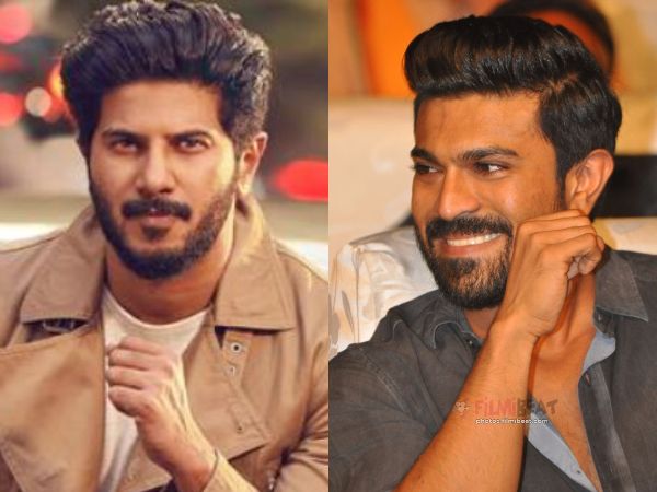 Dulquer Salmaan and Ram Charan Dulquer Salmaan and Ram Charan