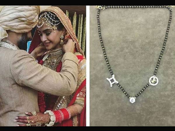 Sonam's Personalized 'Mangalsutra' Sonam's Personalized 'Mangalsutra'