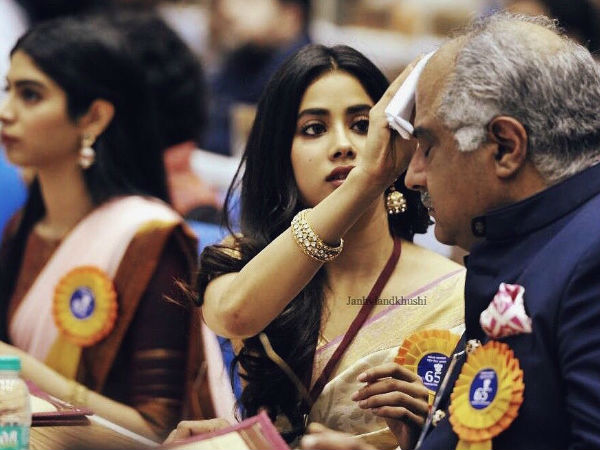 Janhvi Is One Doting Daughter! 