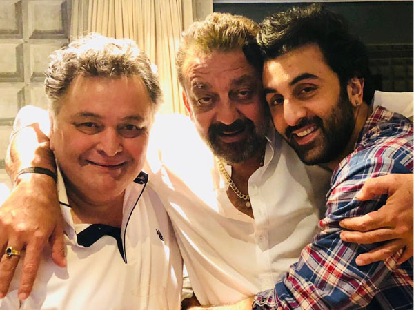 Rishi Kapoor Welcomed Sanjay Dutt To His House Rishi Kapoor Welcomed Sanjay Dutt To His House