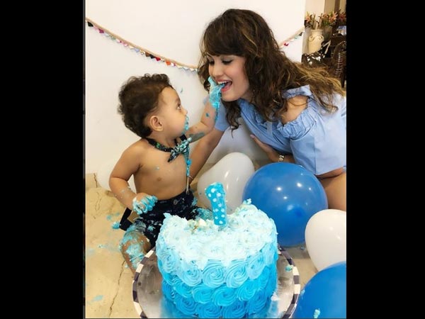 Nisha Shares An Adorable Picture Of Kavish’s Cake Smash