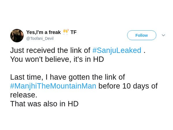 Sanju Leaked Sanju Leaked