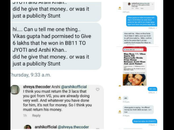 Arshi Khan Speaks Up