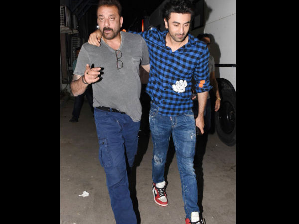 Ranbir Recently Caught Up With Sanjay Dutt Ranbir Recently Caught Up With Sanjay Dutt