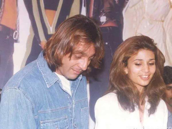Sanjay Dutt with second wife Rhea Pillai