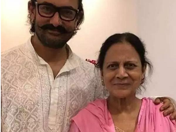 Aamir Khan With His Mother