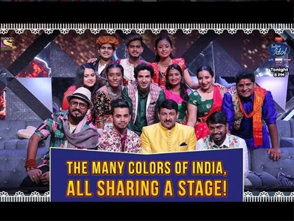 In Pic: Manoj Tiwari With Indian Idol 10 Contestants