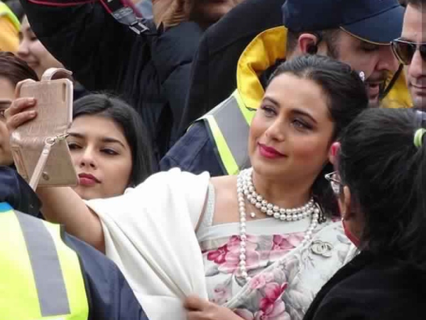 Rani On Hoisting The Indian Tricolor