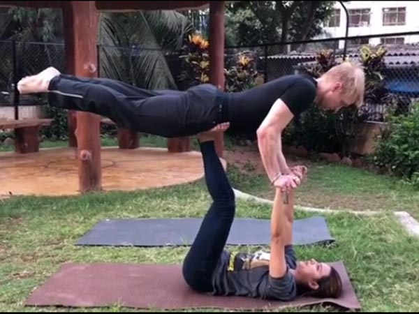 They Practice Yoga Together