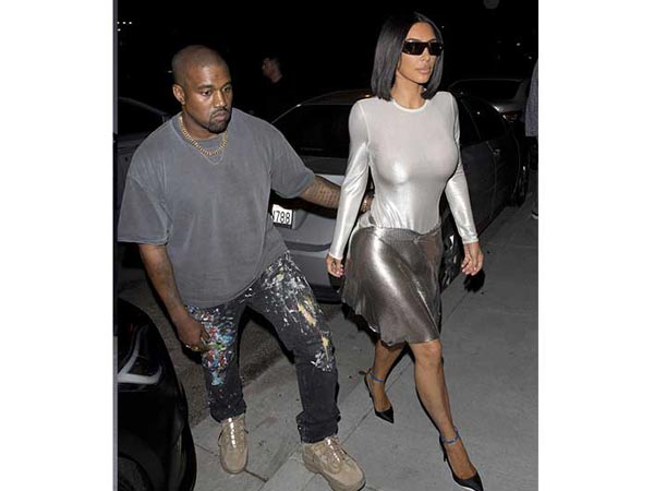 Kim Kardashian Goes Braless