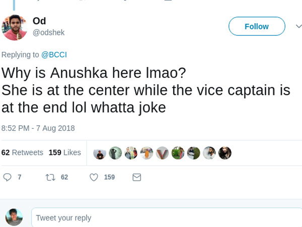 Why Is Anushka Sharma Even There?