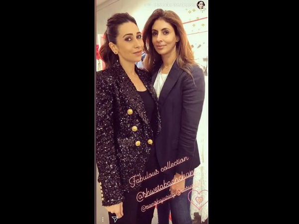  Shweta Bachchan & Karisma Kapoor Bonded Like Old Friends 