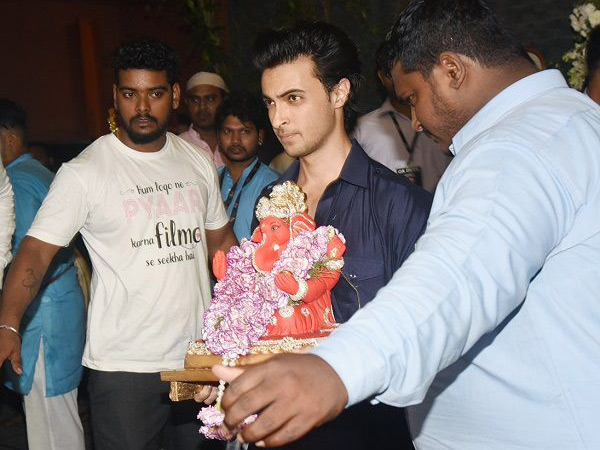 Aayush Sharma Leads The Procession Aayush Sharma Leads The Procession