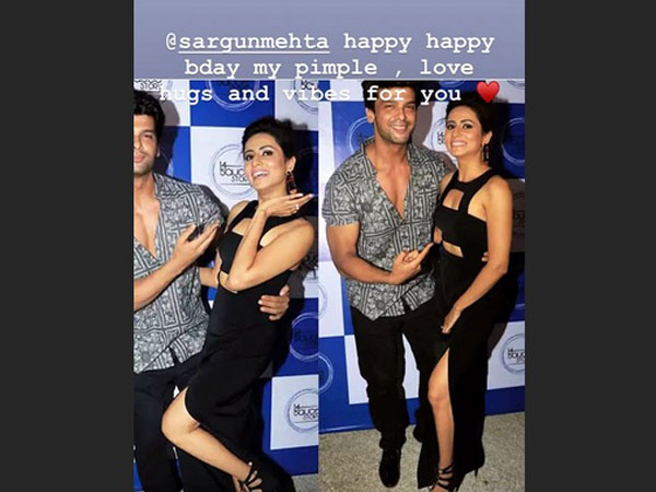 Kushal Tandon Wishes Sargun Kushal Tandon Wishes Sargun