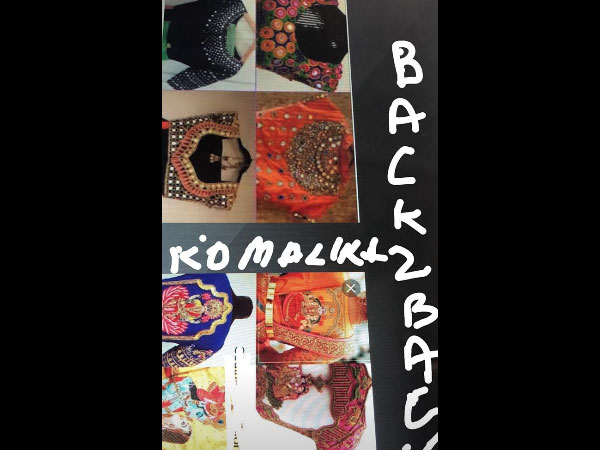 Ekta Kapoor Shares Komolikas Choli Designs!