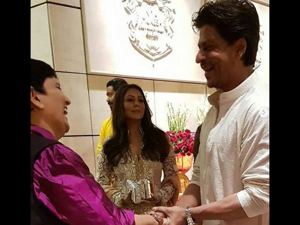 SRK-Gauri At Antilia 