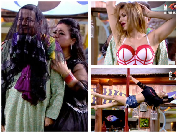 Neha, Jasleen & Bharti’s Seductive (Pole) Dance