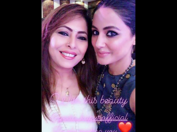 Geeta Kapur With Hina Khan