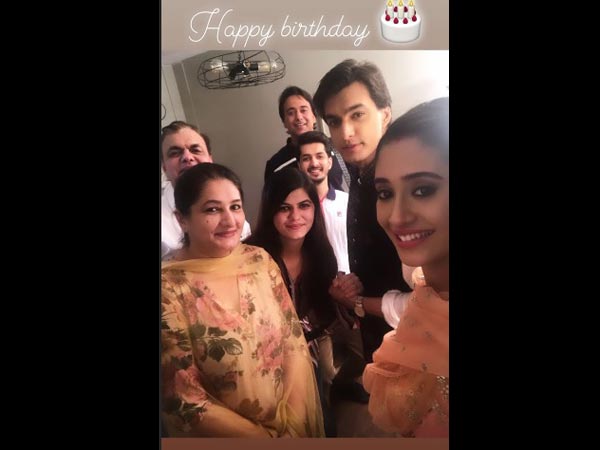 Mohsin With Shivangi Joshi & His Family