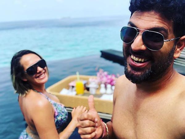 Yuvraj Singh & Hazel Keech