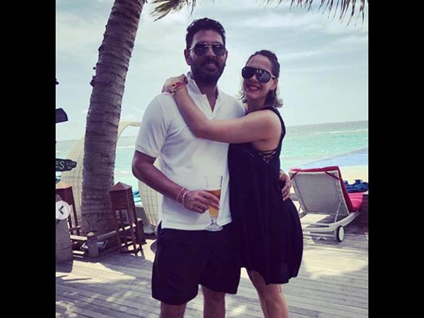 Yuvraj Singh & Hazel Keech