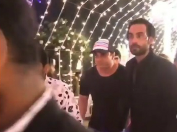 Sohail Khan Attend The Wedding