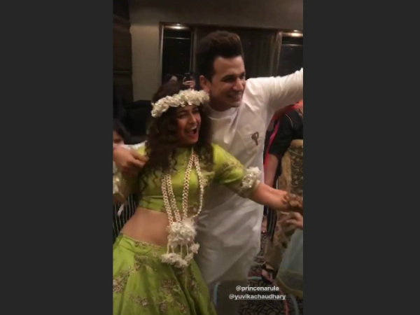 Prince & Yuvika Dance Their Heart Out!