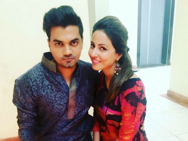 Rocky Jaiswal & Hina Khan 