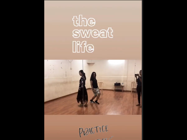 Hina Khan Sweats It Out