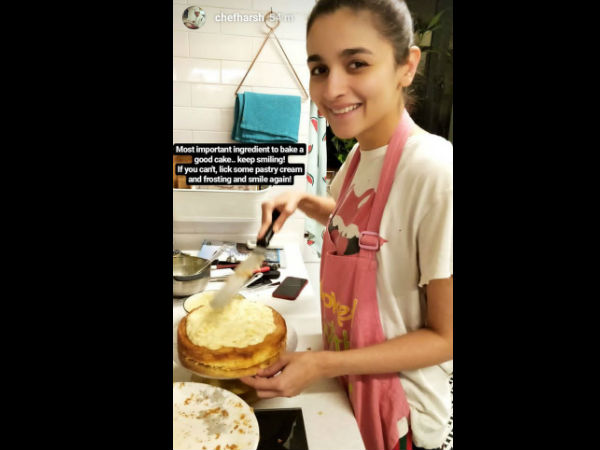 Alia Had Also Baked A Cake For Ranbir 