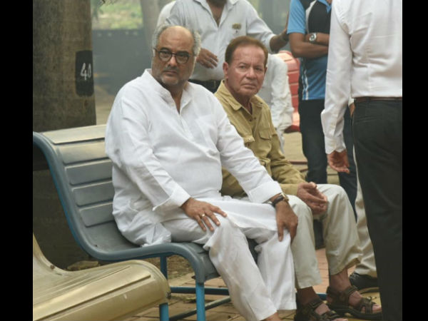 Boney Kapoor With Salim Khan 