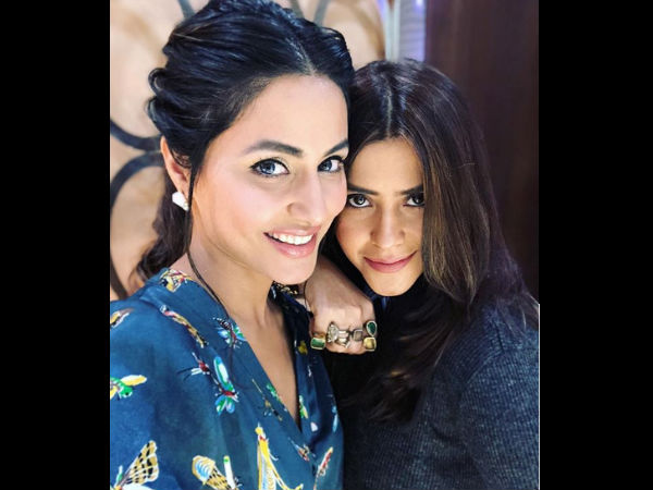 Hina Pays Tribute To Ekta Hina Pays Tribute To Ekta