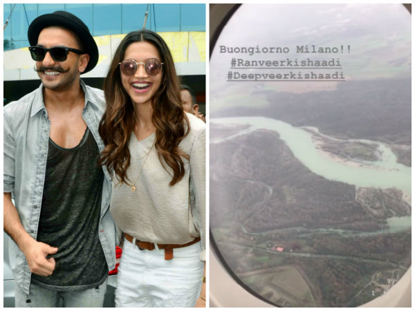 Deepika Padukone Ranveer Singh Buongiorno Milano Deepika Padukone Ranveer Singh Buongiorno Milano