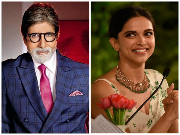 Amitabh Bachchan Deepika Padukone Amitabh Bachchan Deepika Padukone